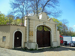 Ein Bild von der Villa Bertramka in Prag